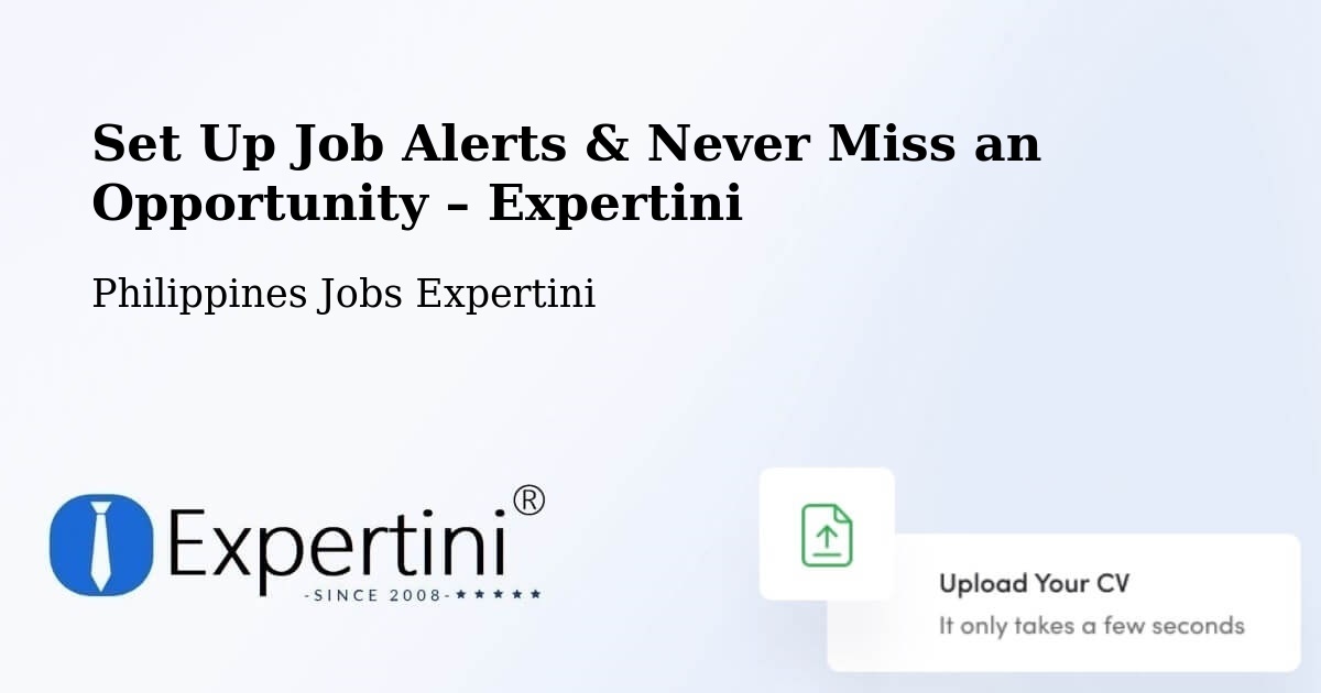 Job Alerts Guide – Get Notified About New Jobs in Lungaog - Lungaog, Philippines Jobs Expertini