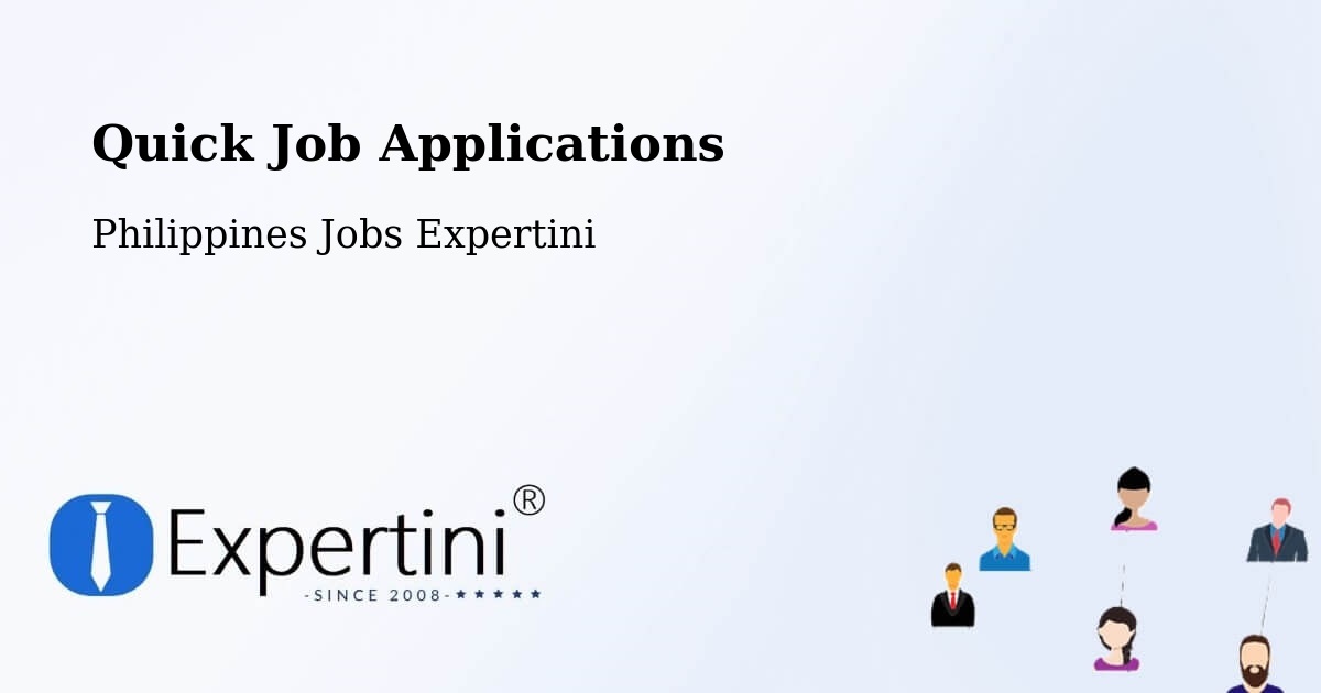 Quick Job Applications - Philippines Jobs Expertini