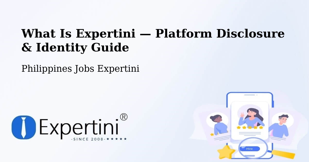 What Is Expertini — Platform Disclosure & Identity Guide – Lungaog